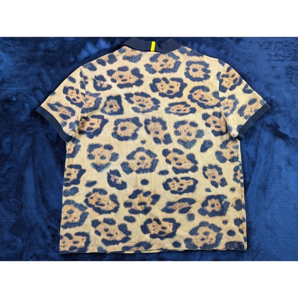 Lacoste x National Geographic Women's 42 Polo Shirt Animal Leopard Print - Picture 4 of 8